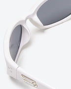 EDAT - Black Lenses, White Frame