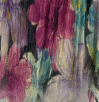Dress the Population Floral Tiered Midi Dress Size Small Shimmer