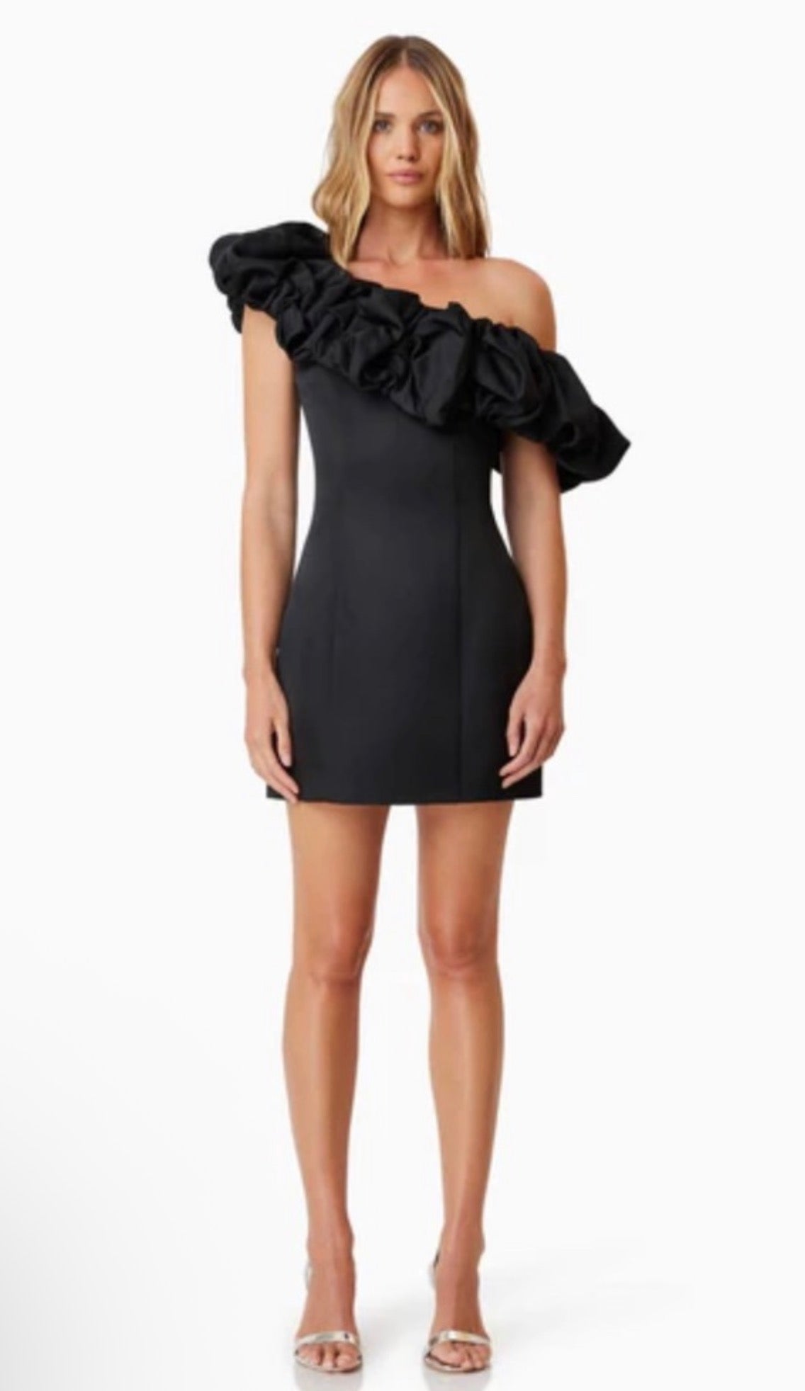 Elliatt Amelie Mini Party Dress In Black Sz Medium $248
