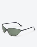 SVELTE - Black Polarized Lenses, Chrome Frame