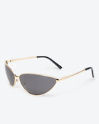 SVELTE - Black Polarized Lenses, Chrome Frame
