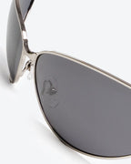 SVELTE - Black Polarized Lenses, Chrome Frame