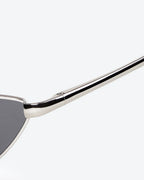 SVELTE - Black Polarized Lenses, Chrome Frame