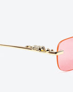NOBLE - Ruby Lenses, Gold Chrome Frame