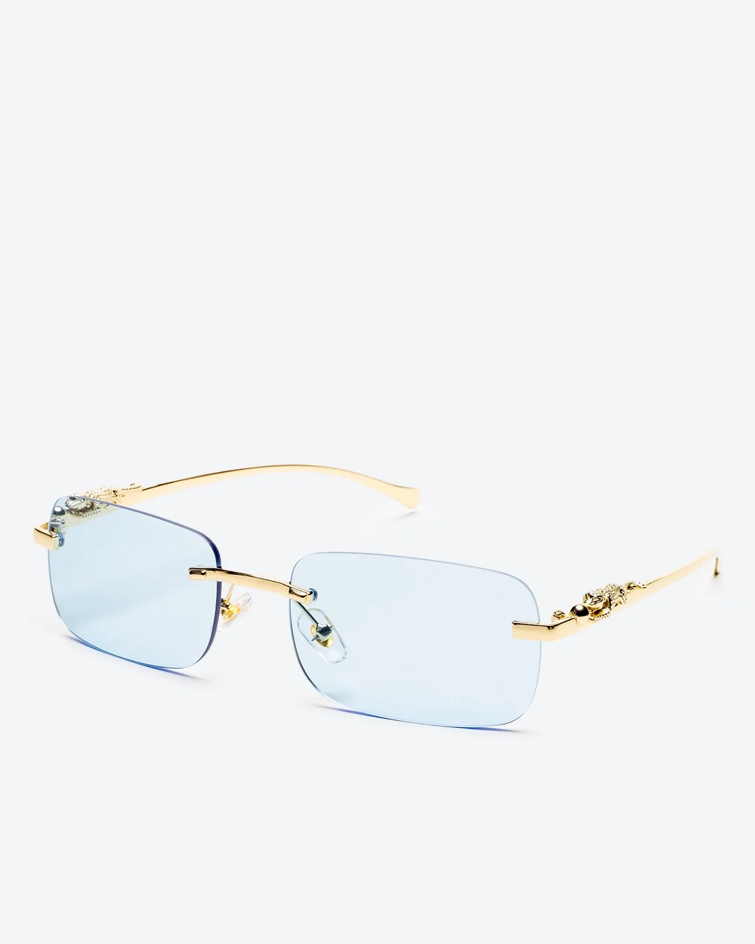 NOBLE - Sapphire Lenses, Gold Chrome Frame