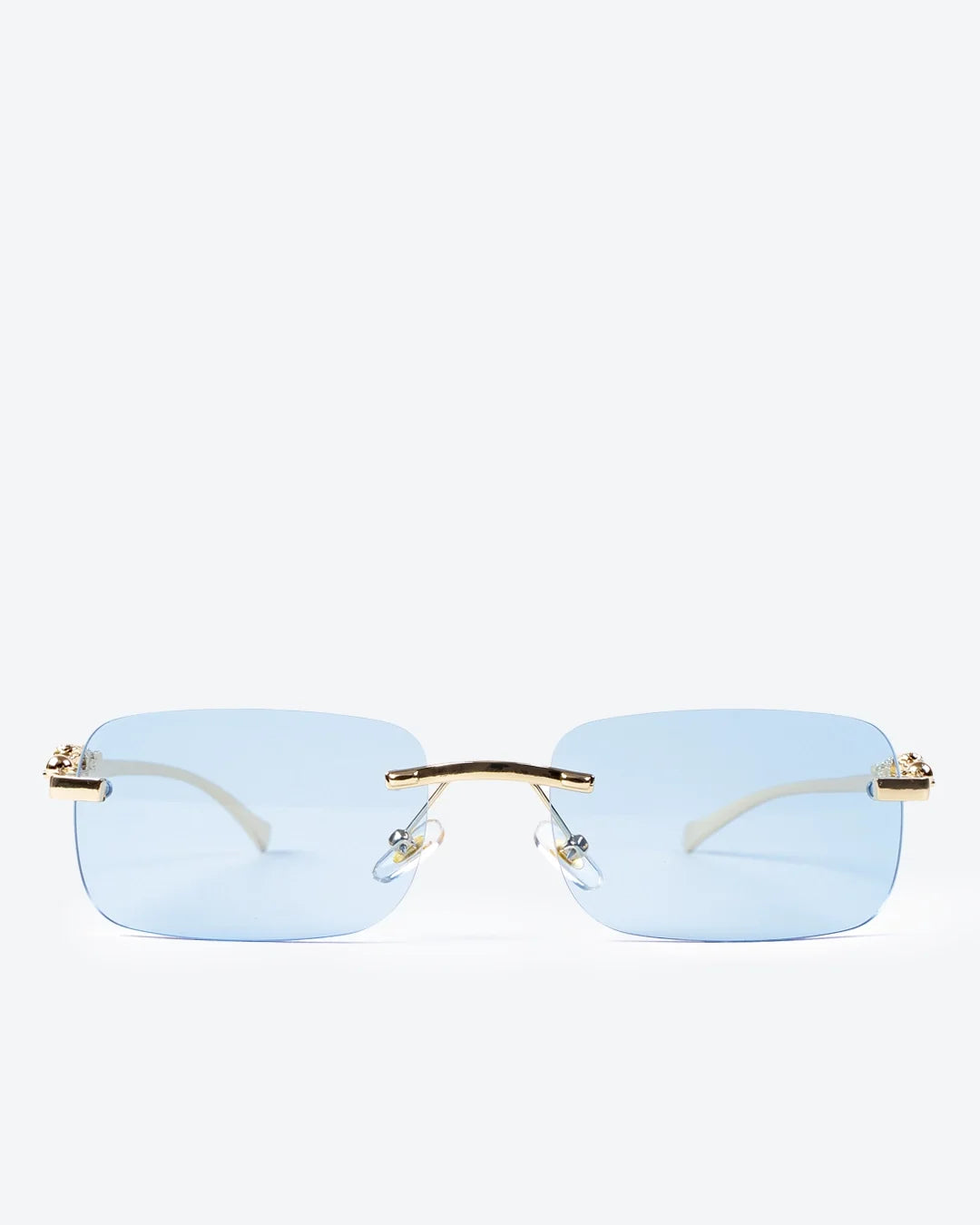 NOBLE - Sapphire Lenses, Gold Chrome Frame