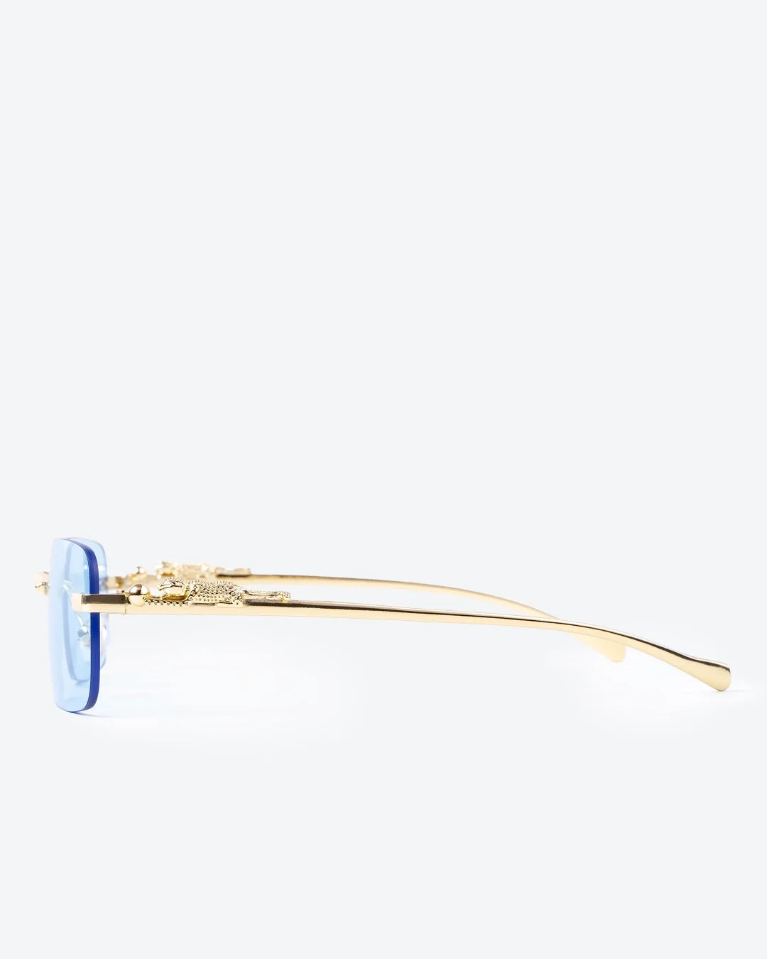 NOBLE - Sapphire Lenses, Gold Chrome Frame