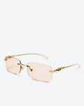 NOBLE - Coral Lenses, Gold Chrome Frame