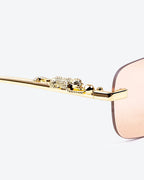 NOBLE - Coral Lenses, Gold Chrome Frame