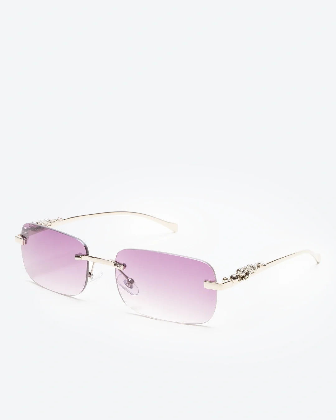 NOBLE - Sapphire Lenses, Gold Chrome Frame