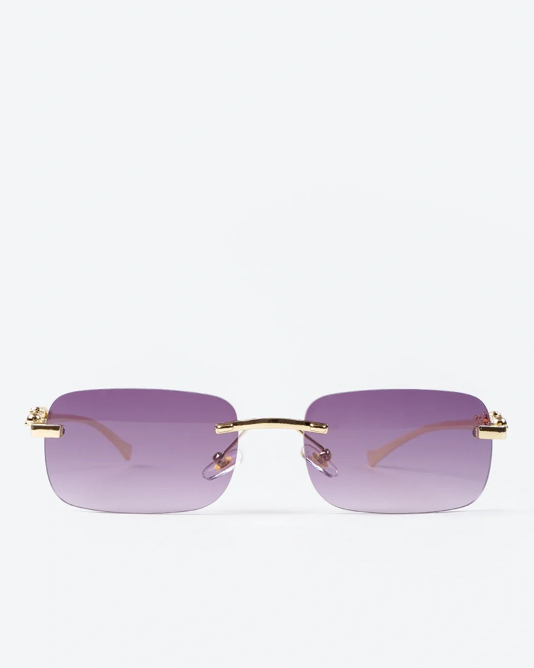 NOBLE - Violet Lenses, Gold Chrome Frame