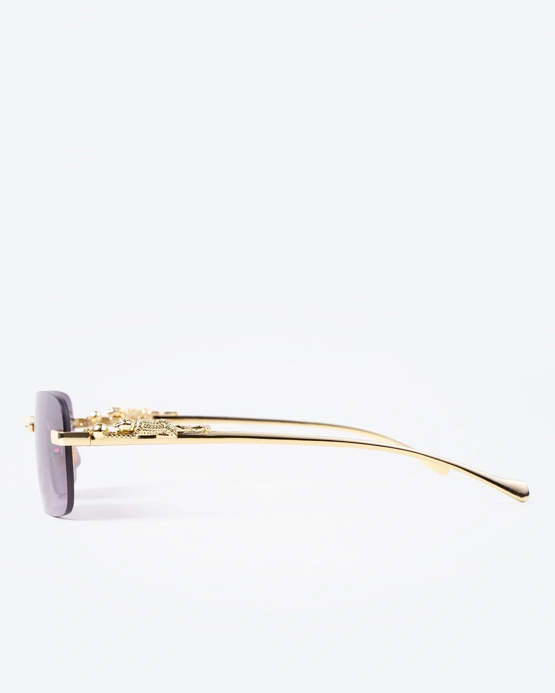 NOBLE - Violet Lenses, Gold Chrome Frame