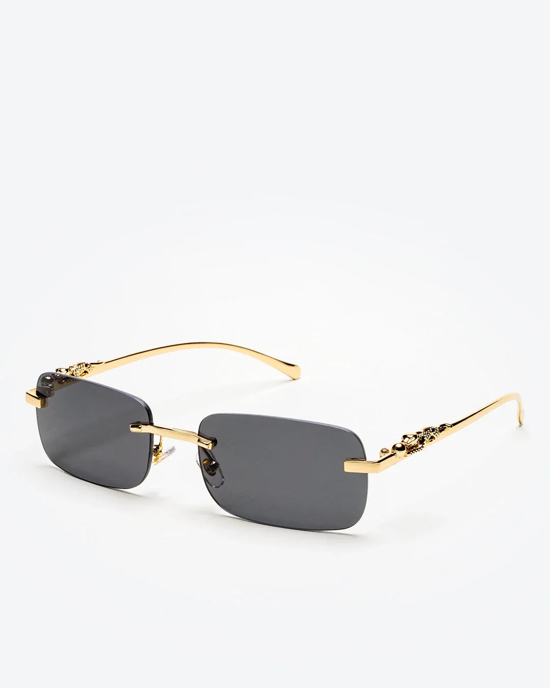 NOBLE - Black Lenses, Gold Chrome Frame