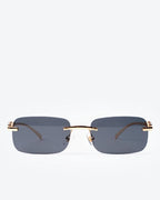 NOBLE - Black Lenses, Gold Chrome Frame