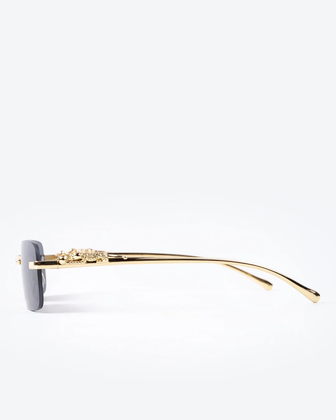 NOBLE - Black Lenses, Gold Chrome Frame