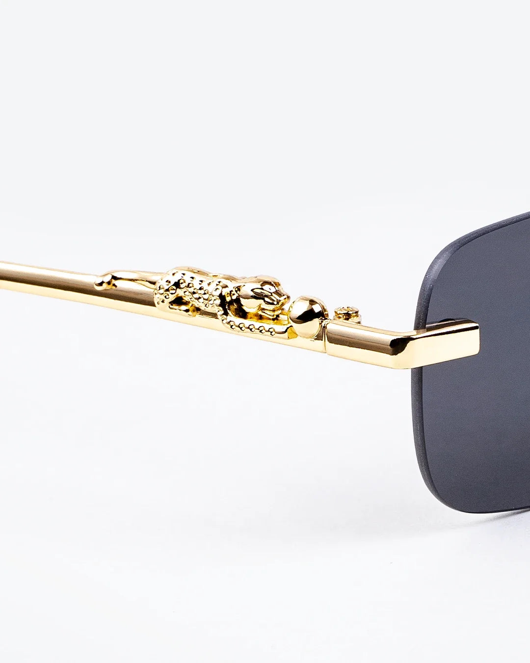 NOBLE - Black Lenses, Gold Chrome Frame