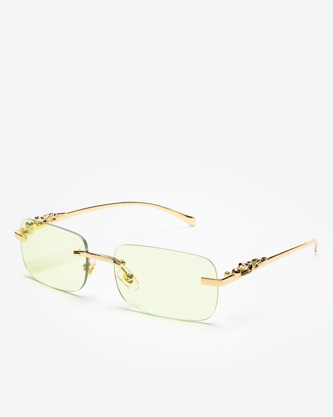 NOBLE - Black Lenses, Gold Chrome Frame