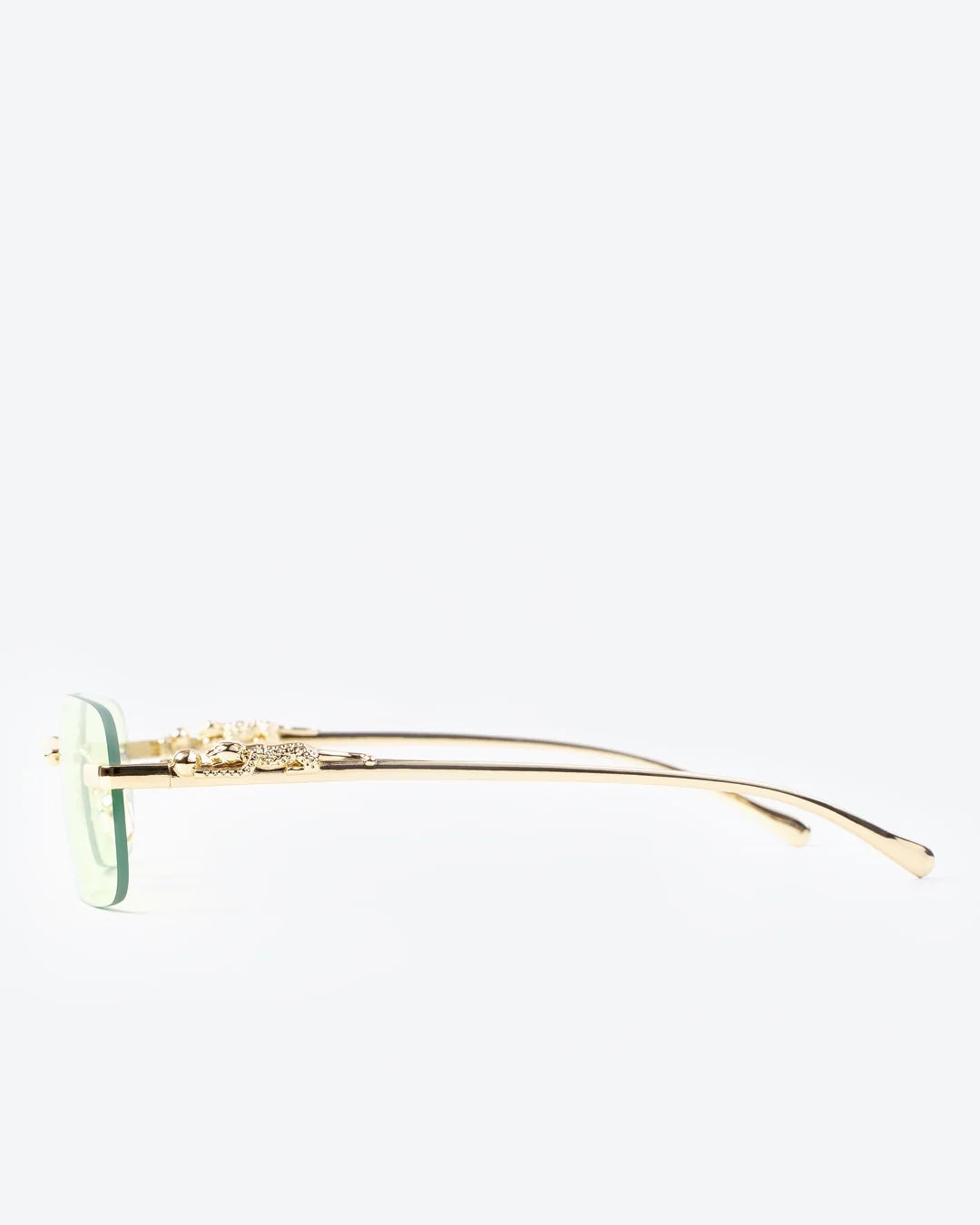 NOBLE - Lime Lenses, Gold Chrome Frame
