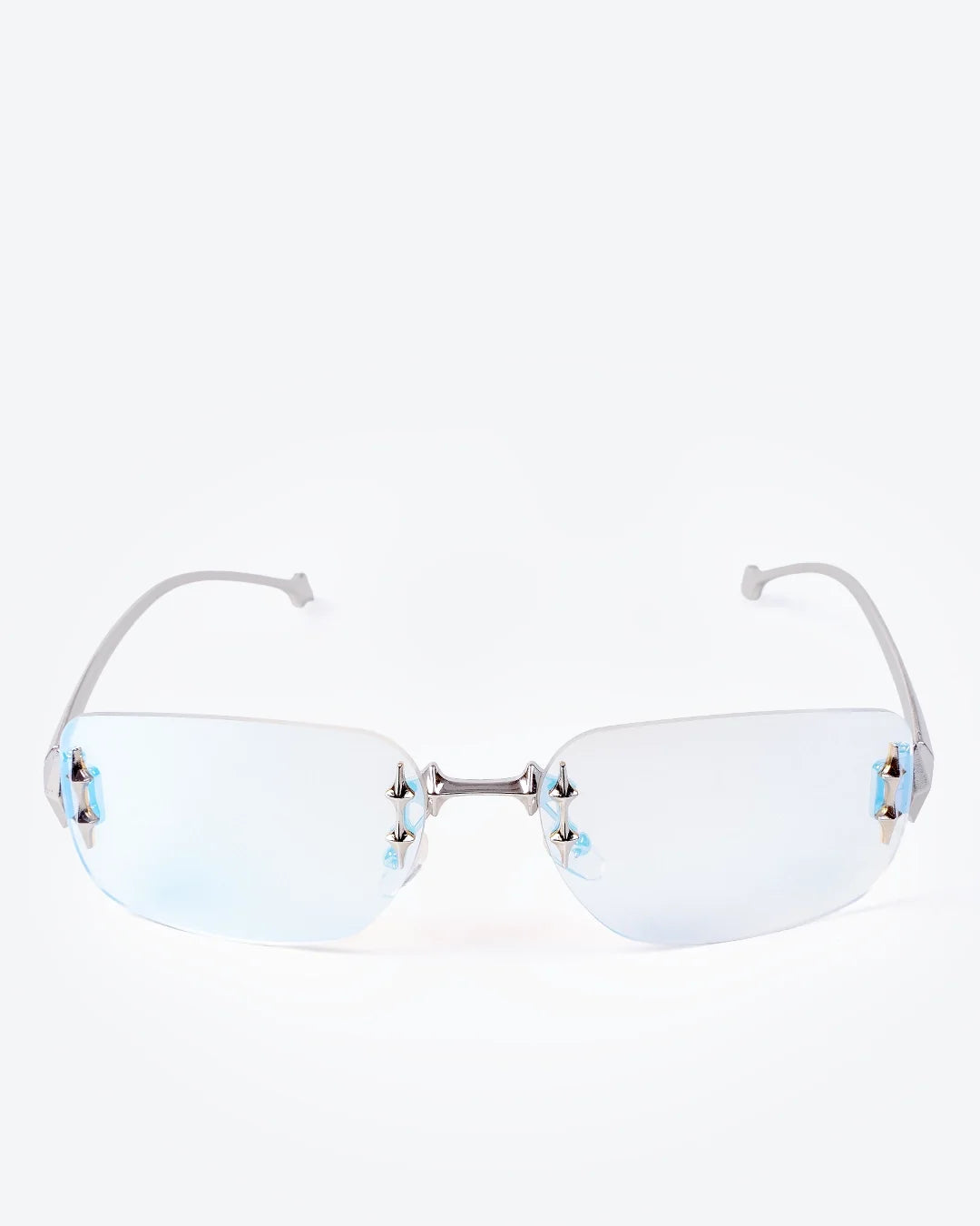 GRACE - Champagne Tint Lenses, Chrome Frame