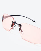 GRACE - Coral Lenses, Satin Black Frame