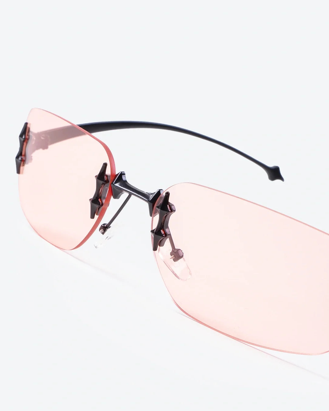 GRACE - Coral Lenses, Satin Black Frame