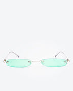 AERIS - Turquoise Lenses, Chrome Frame