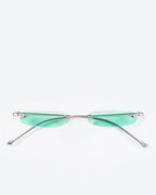 AERIS - Turquoise Lenses, Chrome Frame