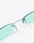 AERIS - Turquoise Lenses, Chrome Frame