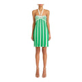 Amanda Uprichard The Dianella Dress In Ivory/Green Sz Small