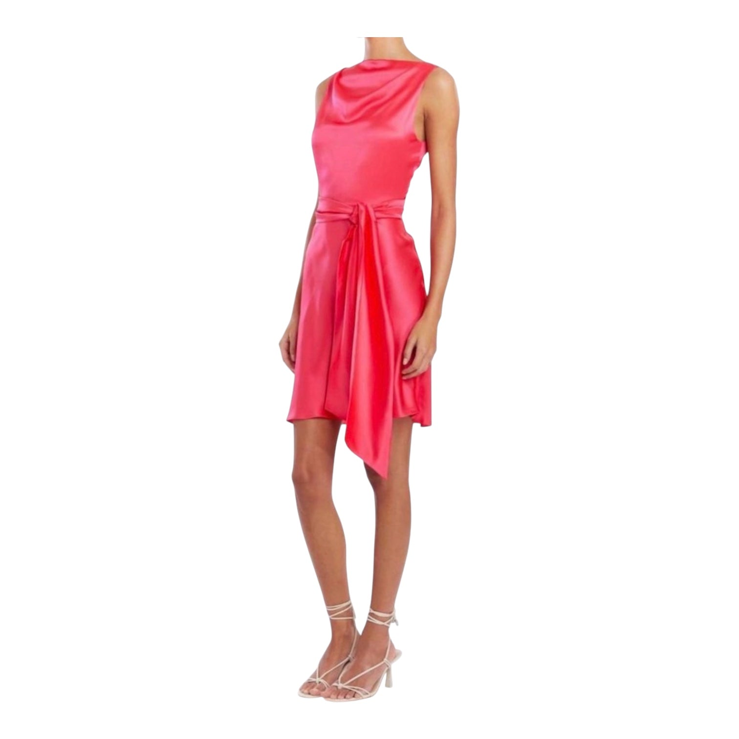 AMANDA UPRICHARD
rosemary silk mini dress in begonia Sz Small