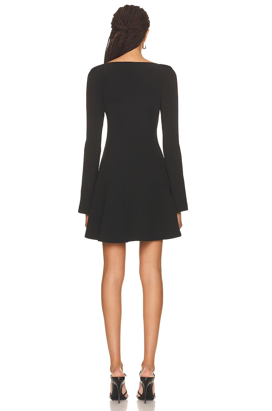 A.L.C.
Heidi Combo Fit & Flare Minidress in Black sz 4