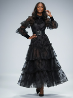 Long Black Party Dress LITTLE ITALY: Prêt-à-Porter Line BYMANYC ® New York