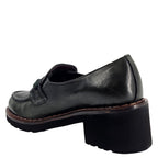 Green Lug Sole Chunky Loafer