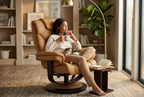 Oslo Euro Recliner w/ Ottoman