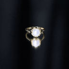 Cultured 7.4 Carat Freshwater Pearl Solitaire Engagement Ring