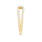 Certified Moissanite 3 Stone Anniversary Ring for Women
