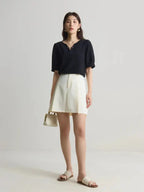 Elegant V-Neck Chiffon Shirt