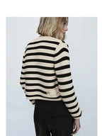 Short Button-Down Autumn Sweater