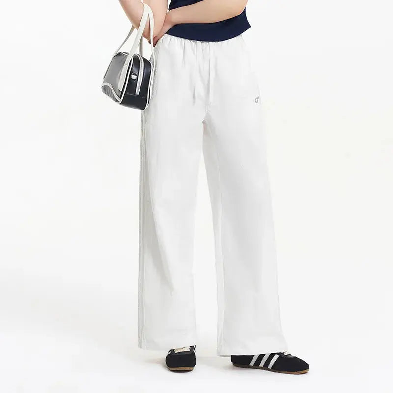 Summer Wide Leg Sporty Pants for Women