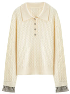 Twist Knit Cable Stitch Sweater