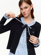 2-Piece Knit Cardigan & Strap Dress Set Spring Slim-Fit
