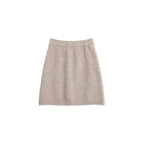 V-Neck Sweater & Mini Skirt Set 2-Piece Knit Outfit