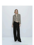Short Button-Down Autumn Sweater