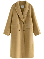 Chic Mid-Length Wool Temperament Jacket