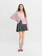 Easy-to-Wear Knitted Cardigan Sweater for Fall