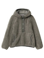 Hooded Granular Fleece Jacket Loose Casual Short Coat