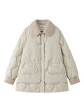 Women’s Waist-Defining Down Casual Winter Jacket