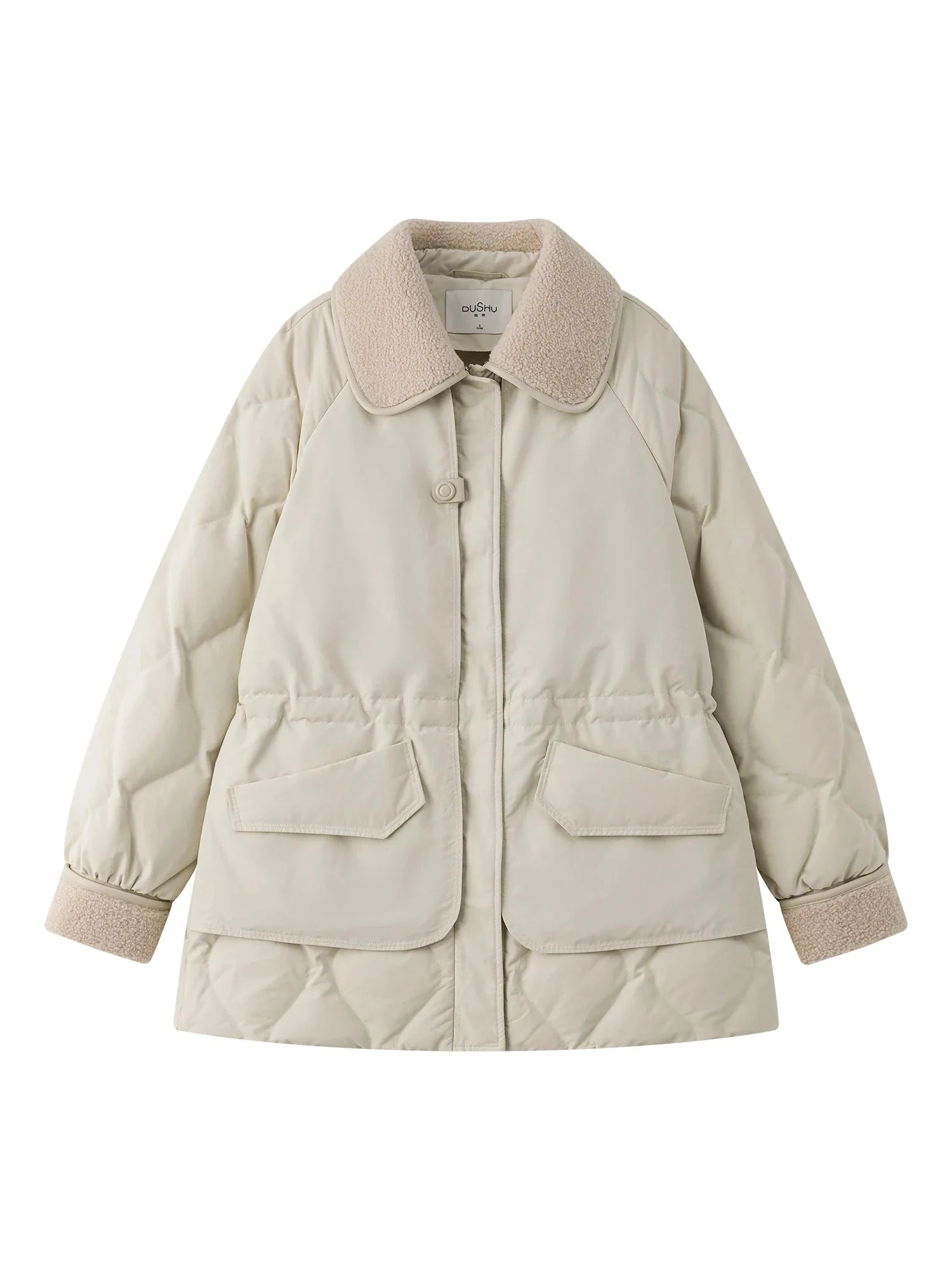 Women’s Waist-Defining Down Casual Winter Jacket