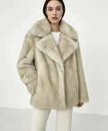 Fluffy Faux Fur Winter Coat