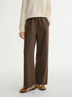 Plus Size Relaxed Wide-Leg Elastic Pants